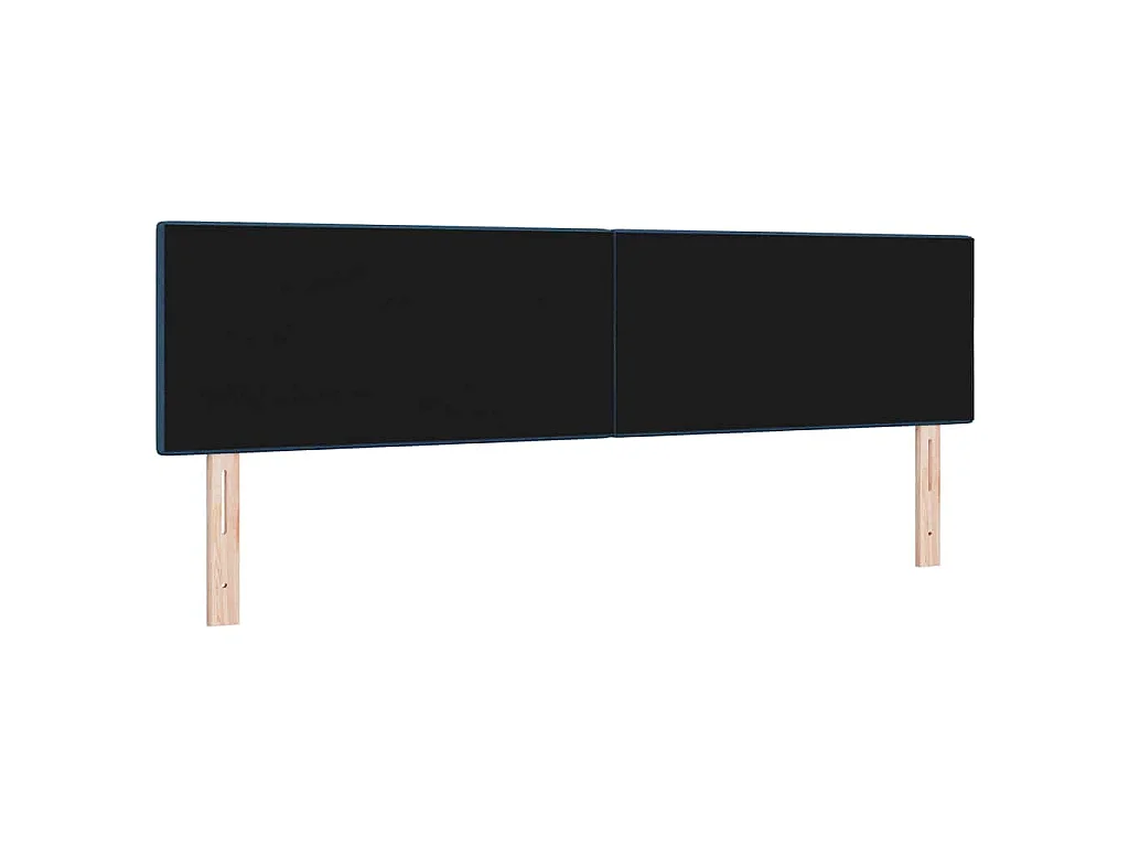Höhenverstellbares Kopfteil mit Kopfteil Blau 180 cm Stoff