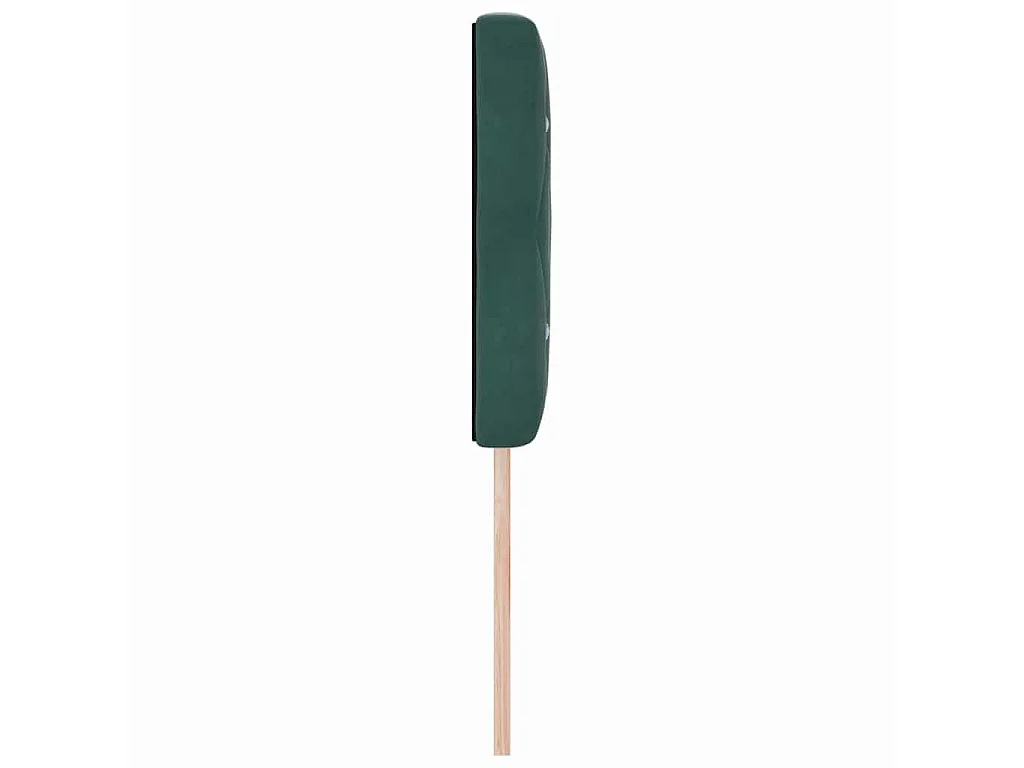 Tête de lit Vert foncé 144 cm Velours