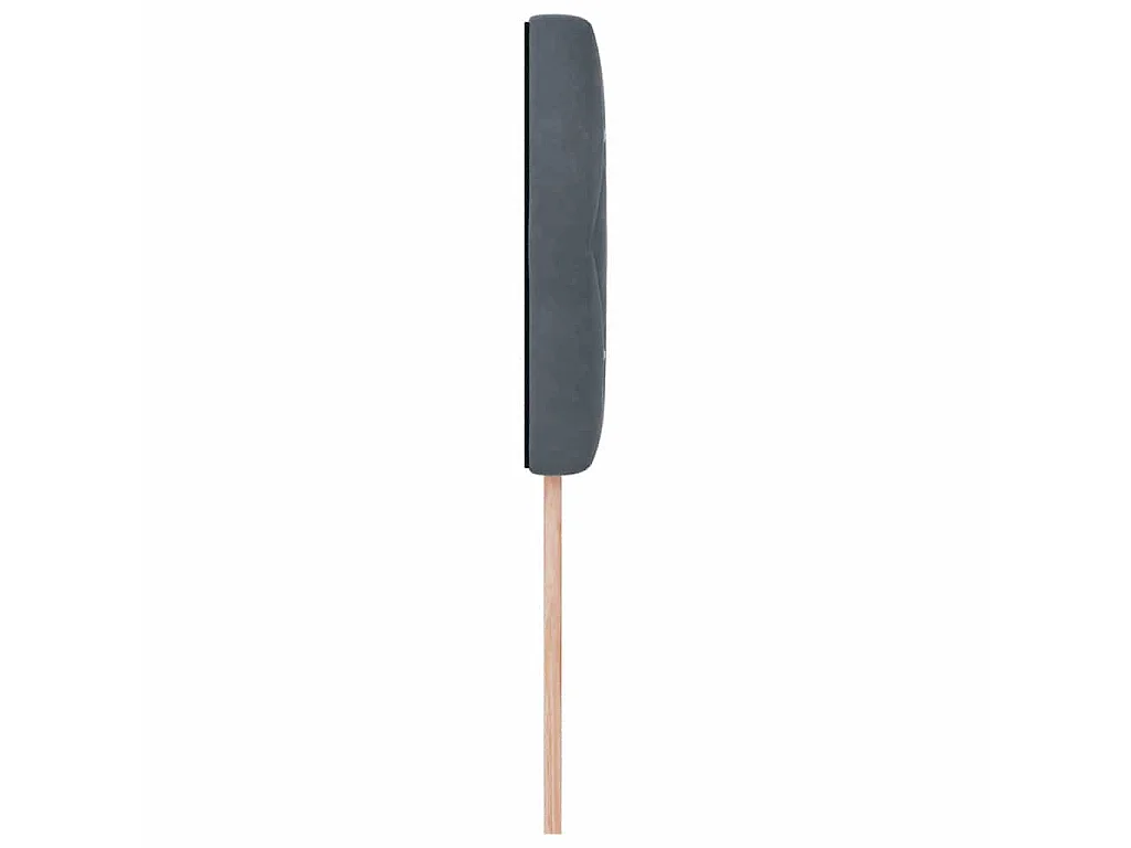 Hoofdbord Donkergrijs 90 cm Fluweel