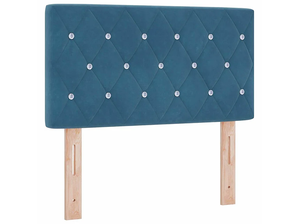 Kopfteil Dunkelblau 80 cm Samt