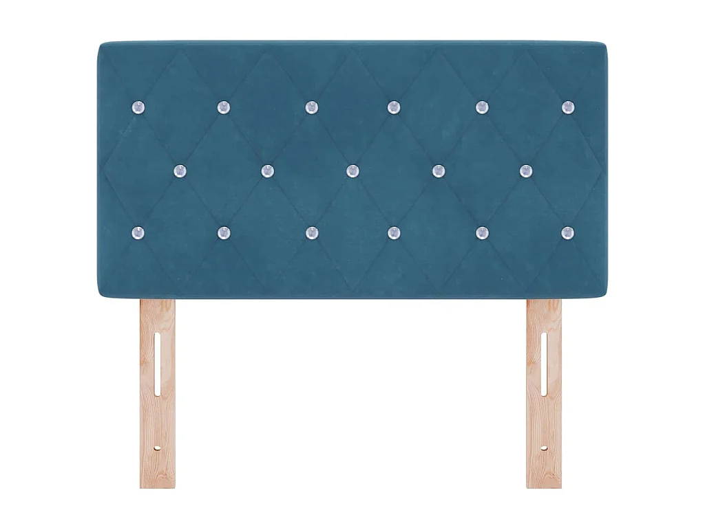Kopfteil Dunkelblau 80 cm Samt