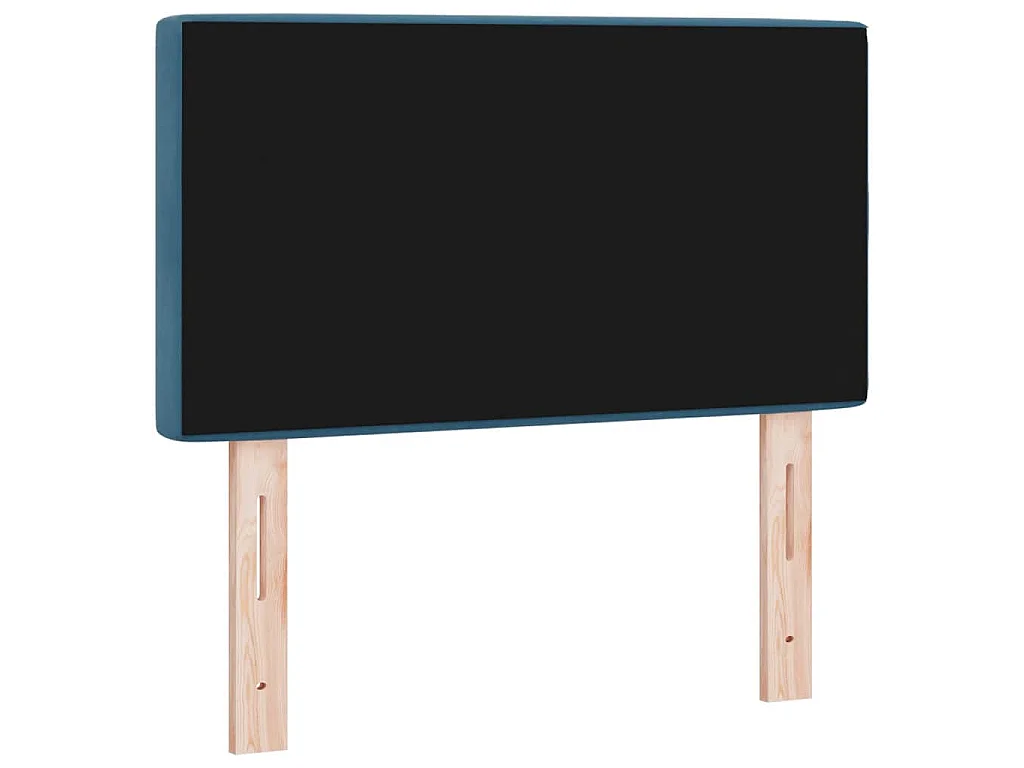 Kopfteil Dunkelblau 80 cm Samt