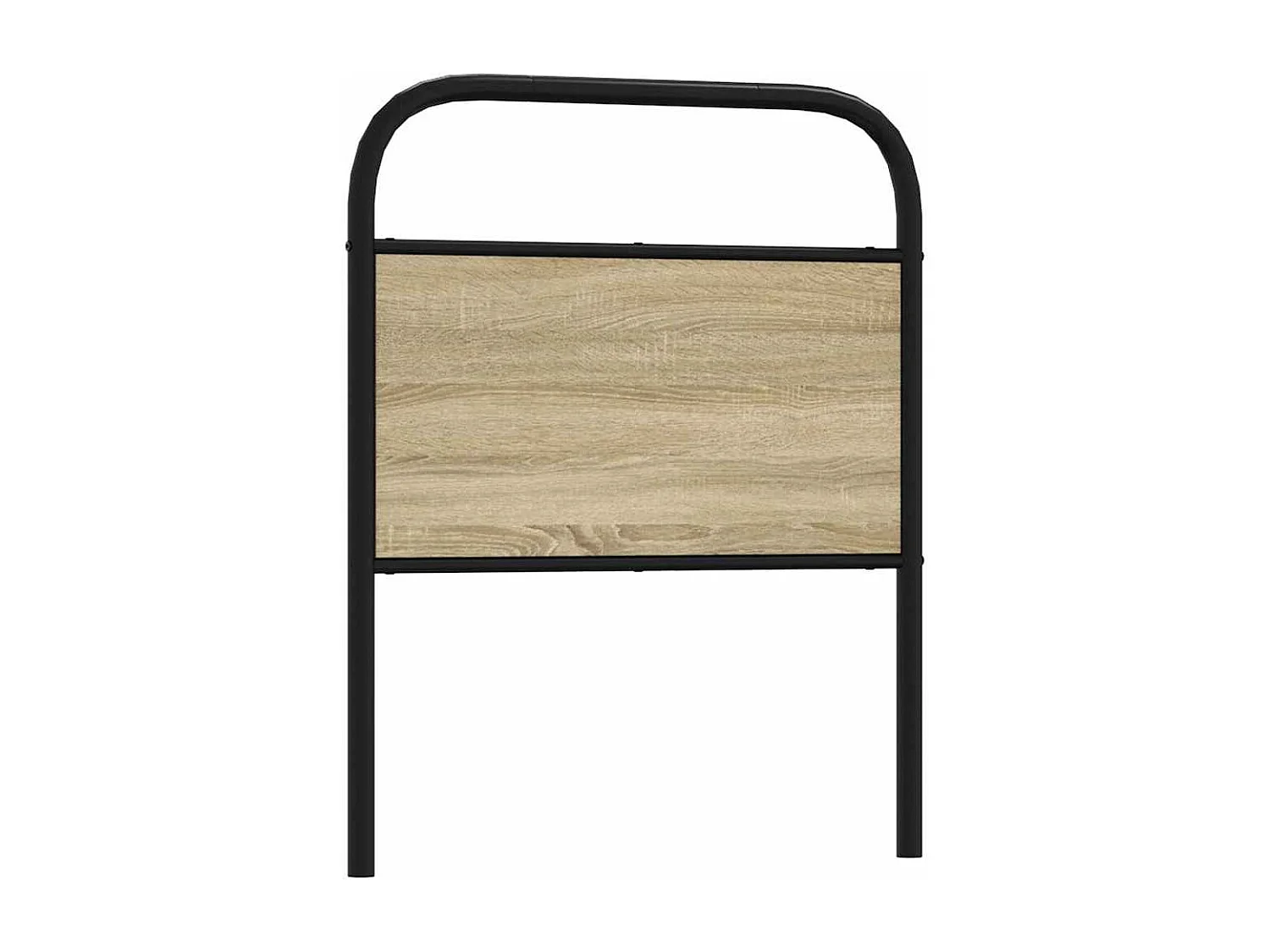 Kopfteil Sonoma-Eiche 80 cm Stahl und Holzwerkstoff