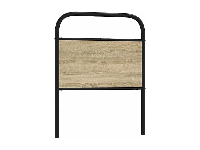 Kopfteil Sonoma-Eiche 80 cm Stahl und Holzwerkstoff