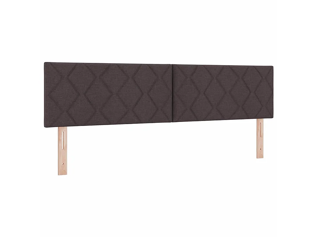 Tête de lit Marron foncé 180 cm tissu