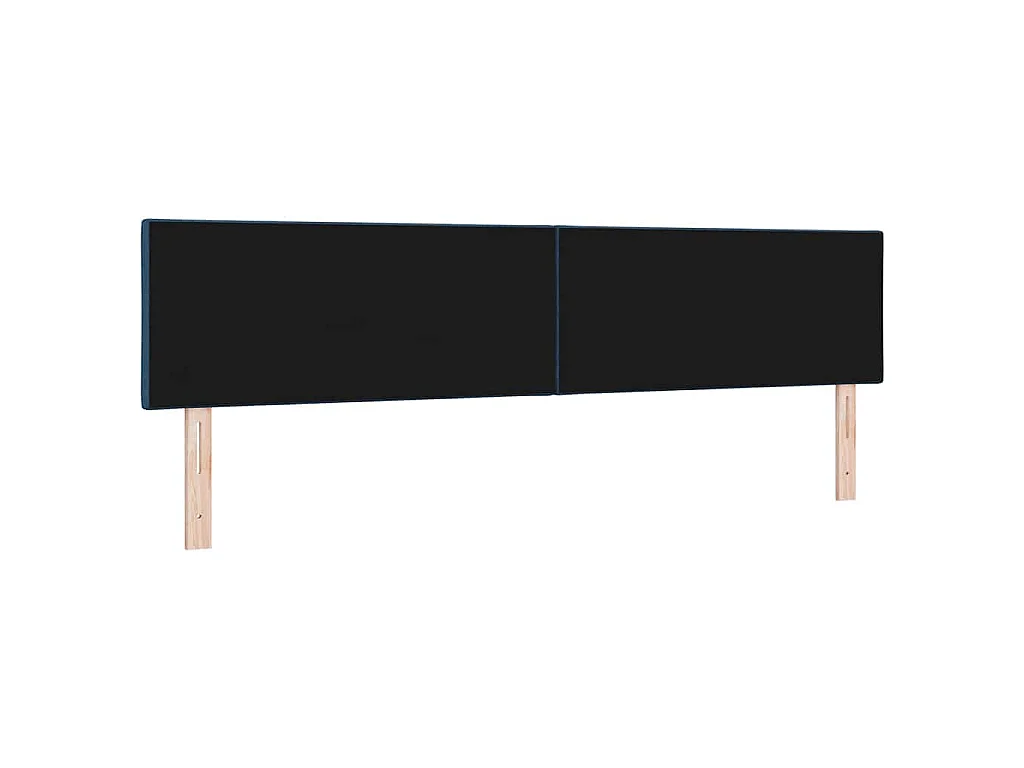 Kopfteil Blau 200 cm Stoff