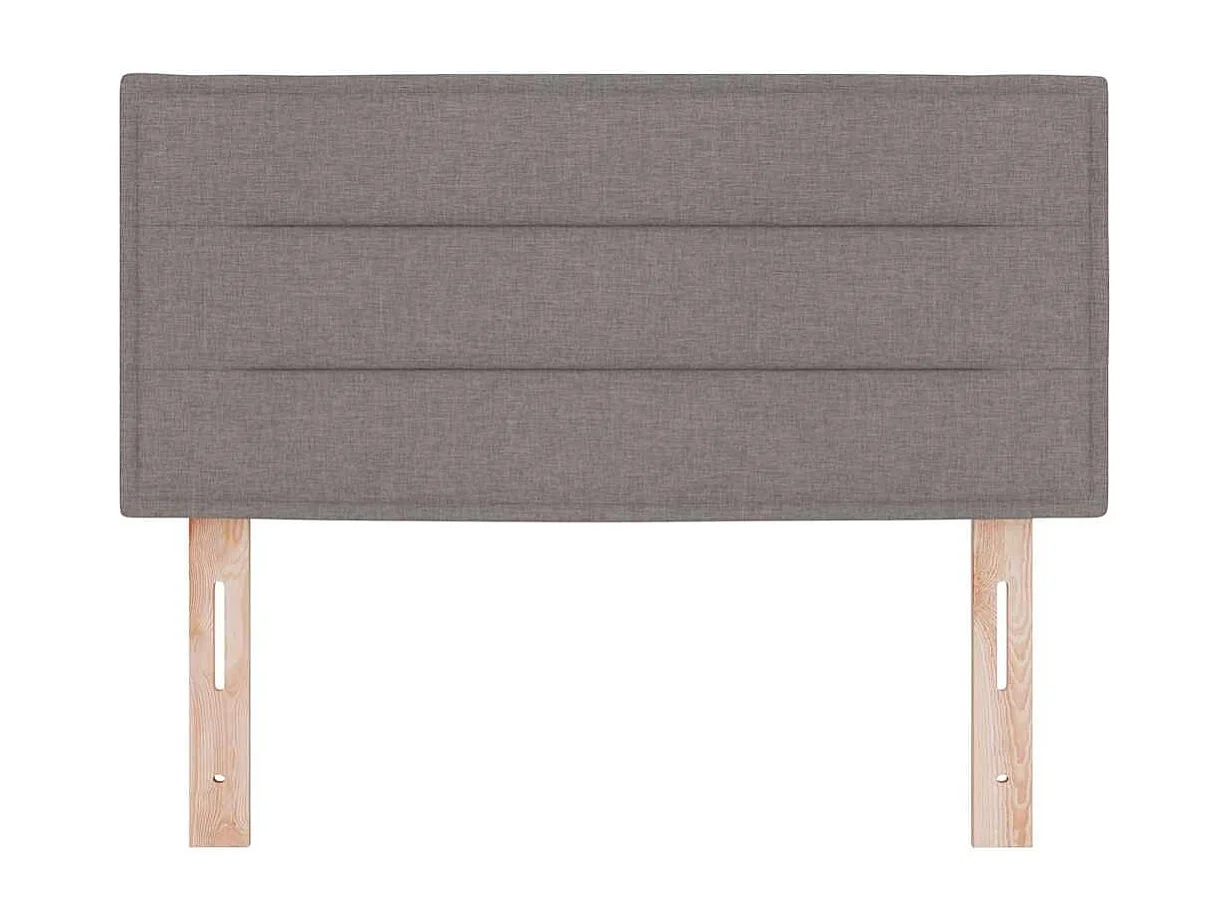 Kopfteil mit Kopfteil Taupe 80 cm Kunstleder