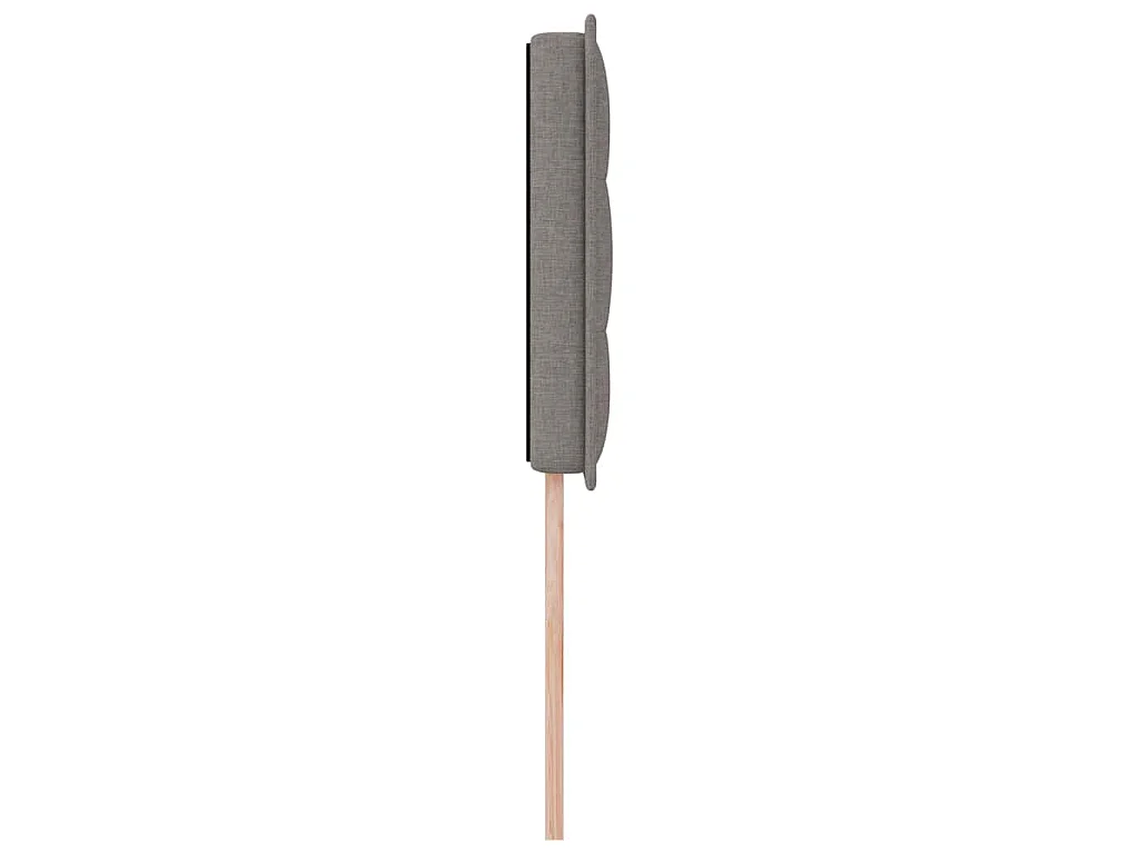 Kopfteil Taupe 80 cm Stoff