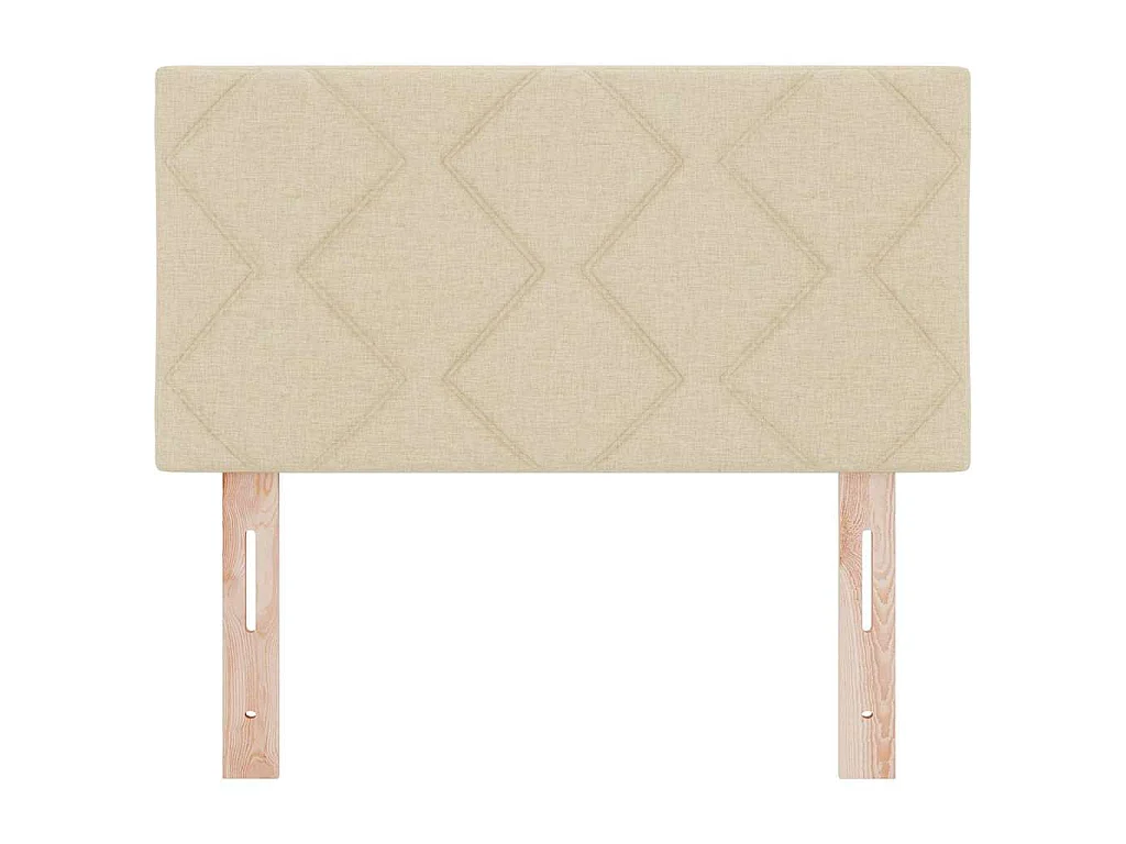 Tête de lit Crème 80 cm tissu