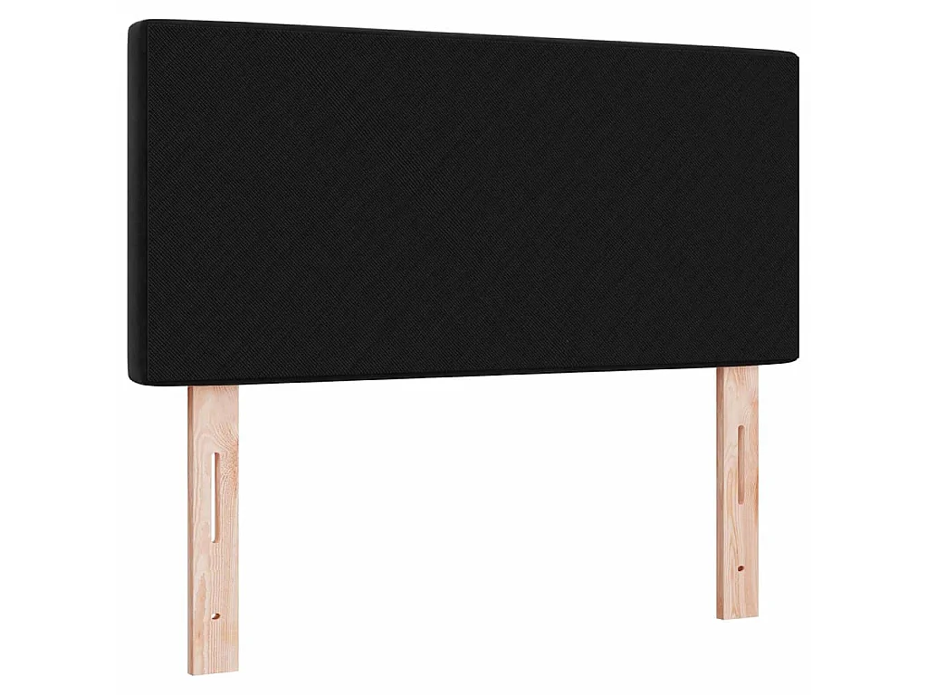 Testiera Nero 100 cm Velluto
