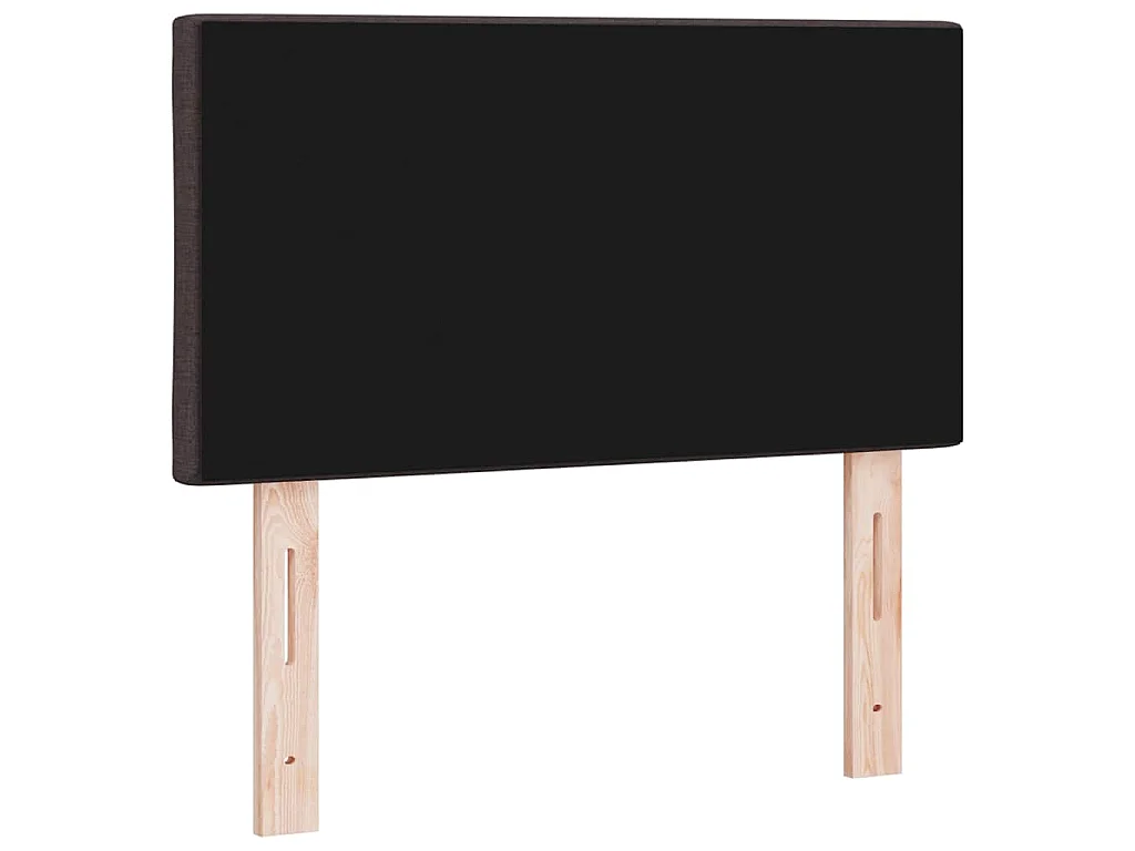 Testiera Marrone Scuro 80 cm Tessuto