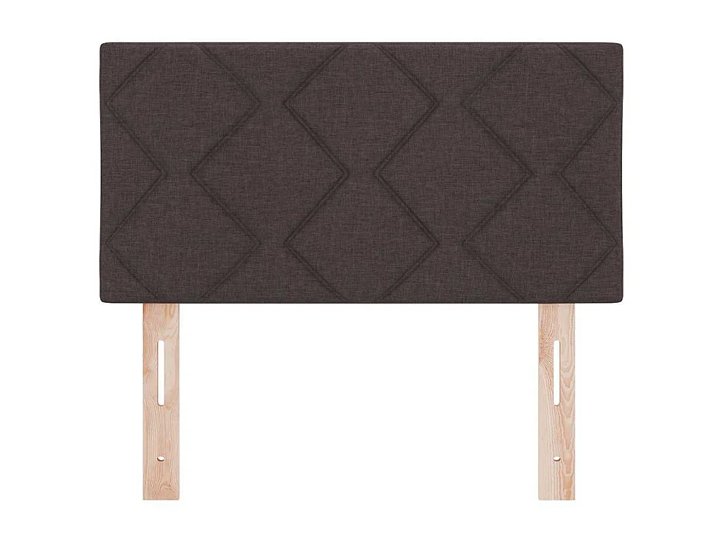 Testiera Marrone Scuro 80 cm Tessuto