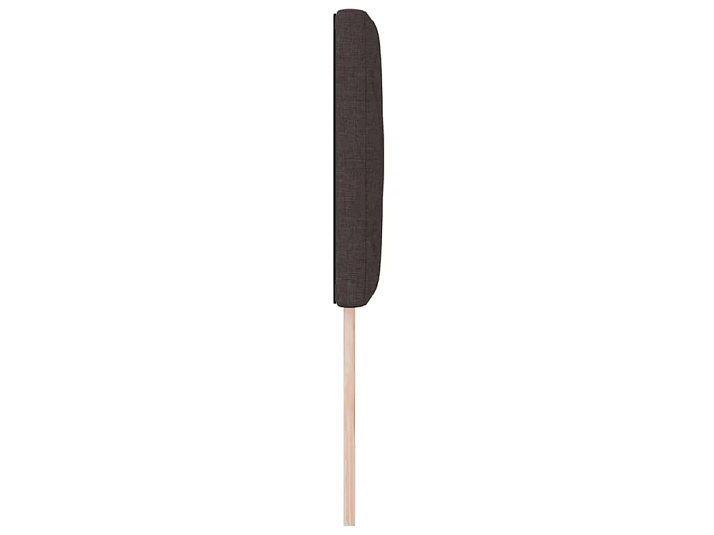 Testiera Marrone Scuro 80 cm Tessuto