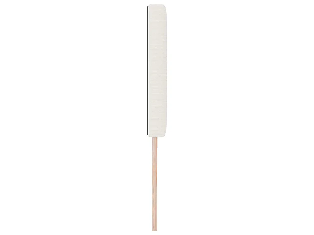Tête de lit Crème 200 cm Tissu en velours côtelé