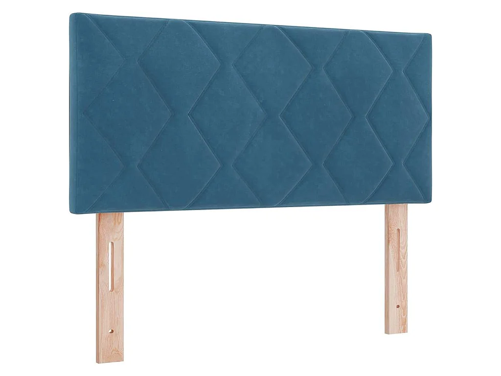 Kopfteil Dunkelblau 100 cm Samt