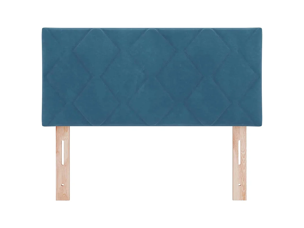 Kopfteil Dunkelblau 100 cm Samt