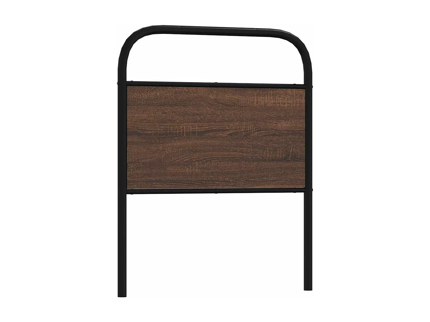 Kopfteil Braun Eichen-Optik 75 cm Stahl und Holzwerkstoff