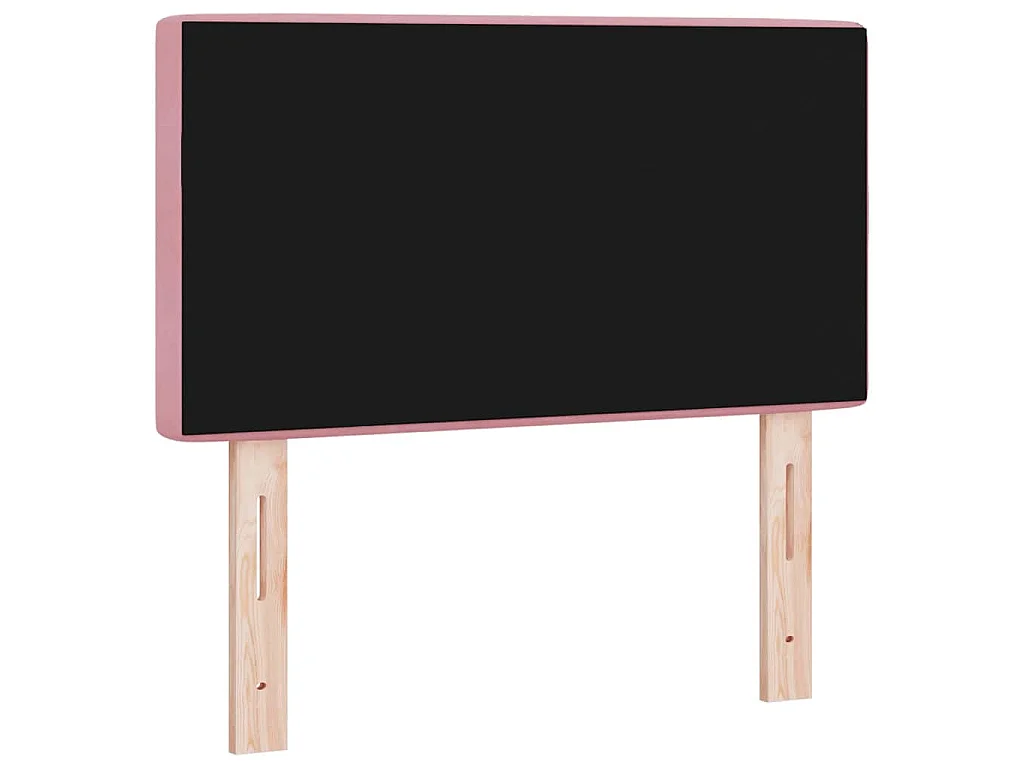 Testiera Rosa 80 cm Velluto