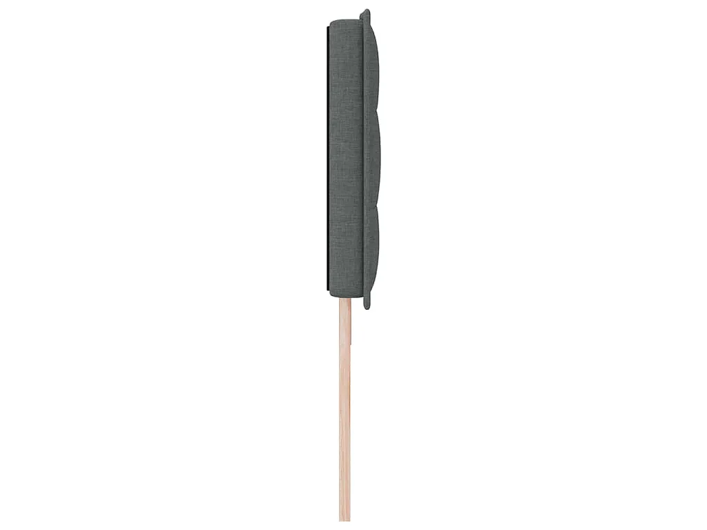 Tête de lit Gris foncé tissu