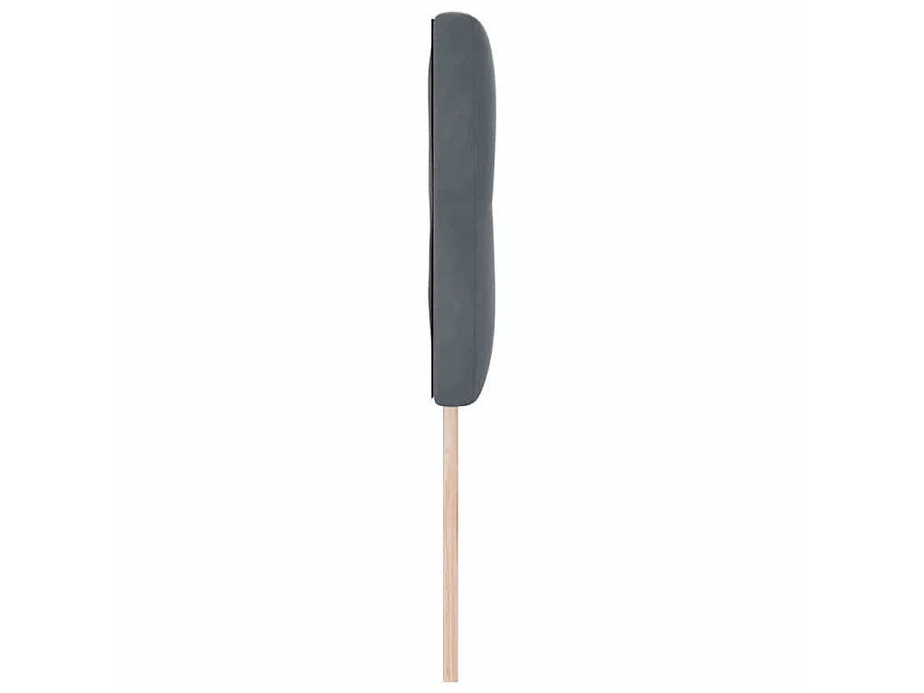 Testiera Grigio scuro 144 cm Velluto