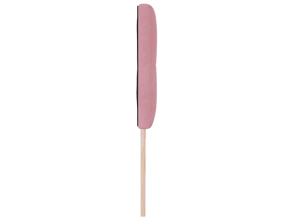 Tête de lit Rose 200 cm Velours