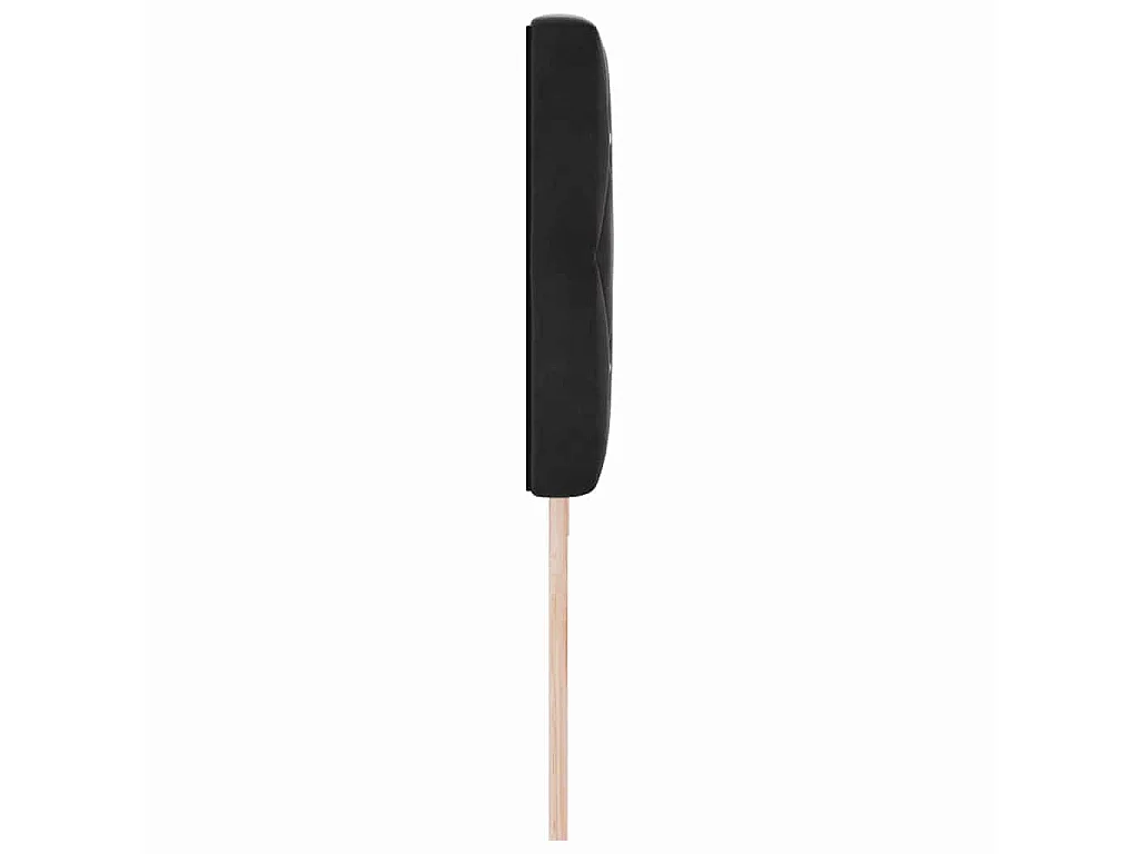 Tête de lit Noir 200 cm Velours