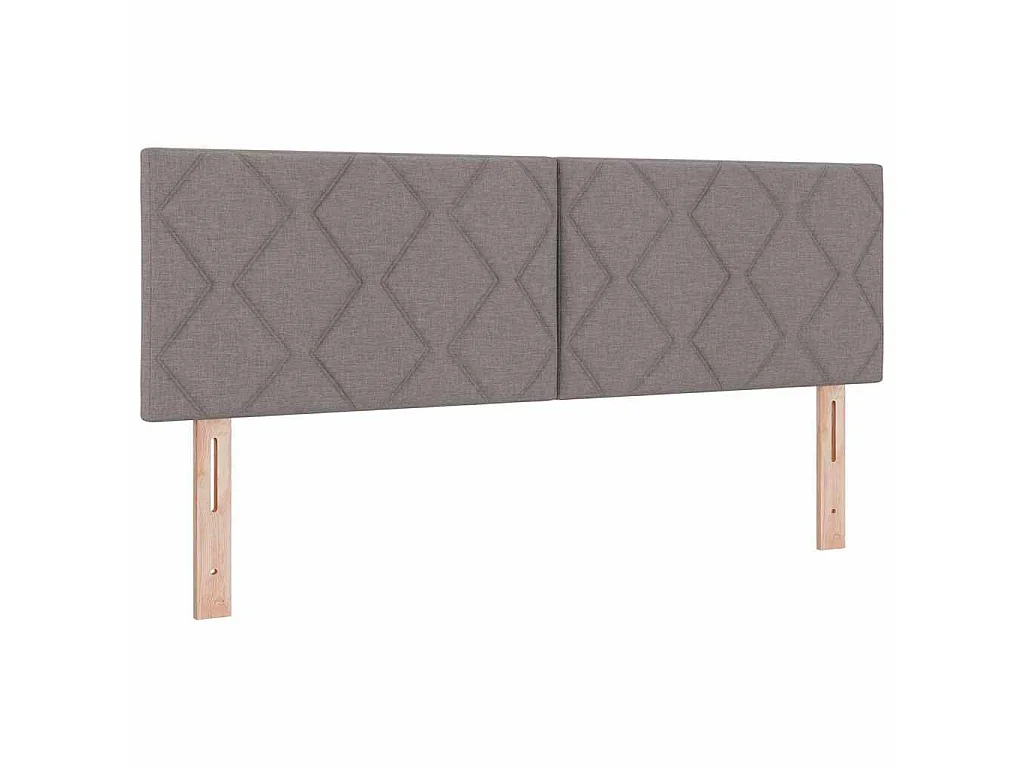 Tête de lit Taupe tissu