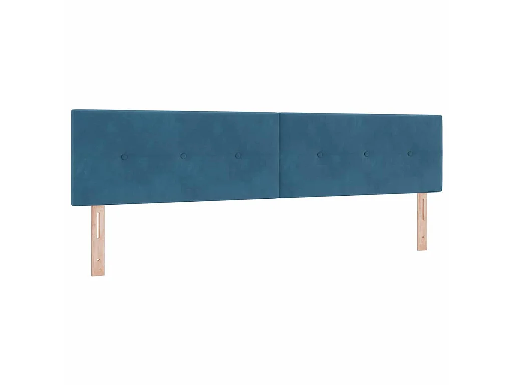 Kopfteil Dunkelblau 200 cm Samt