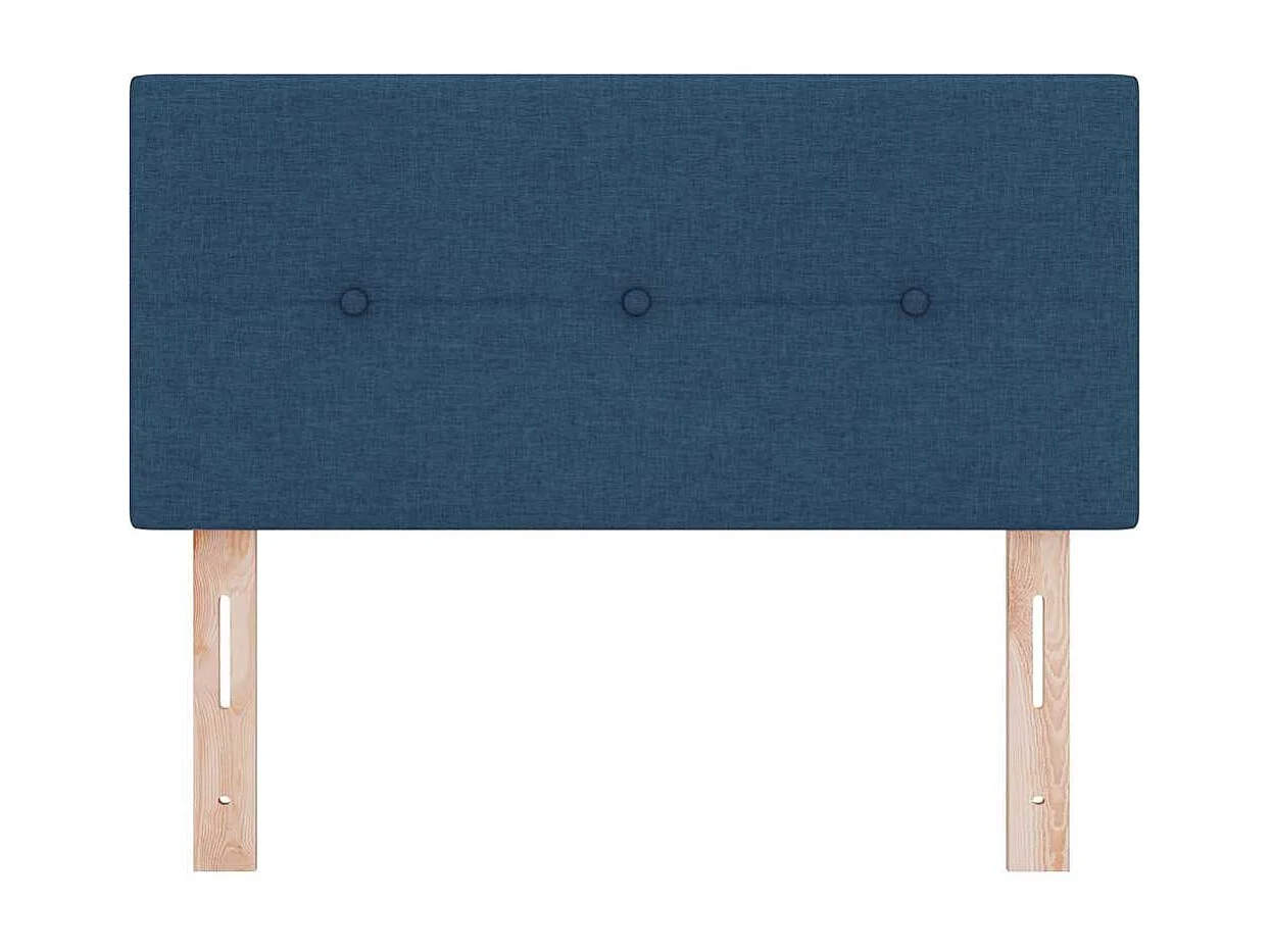 Kopfteil mit Kopfteil Blau 100 cm Kunstleder