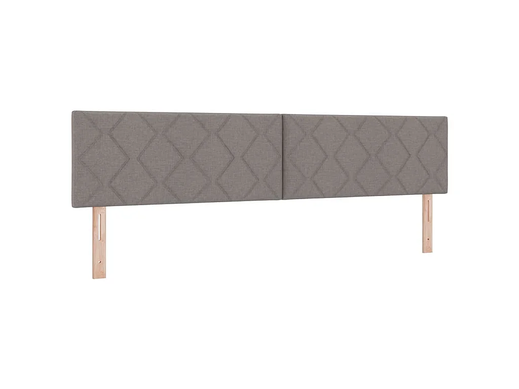Hoofdbord Taupe Stof