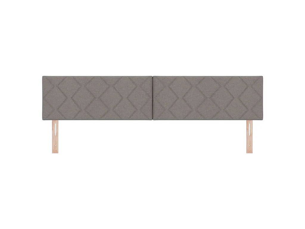 Hoofdbord Taupe Stof