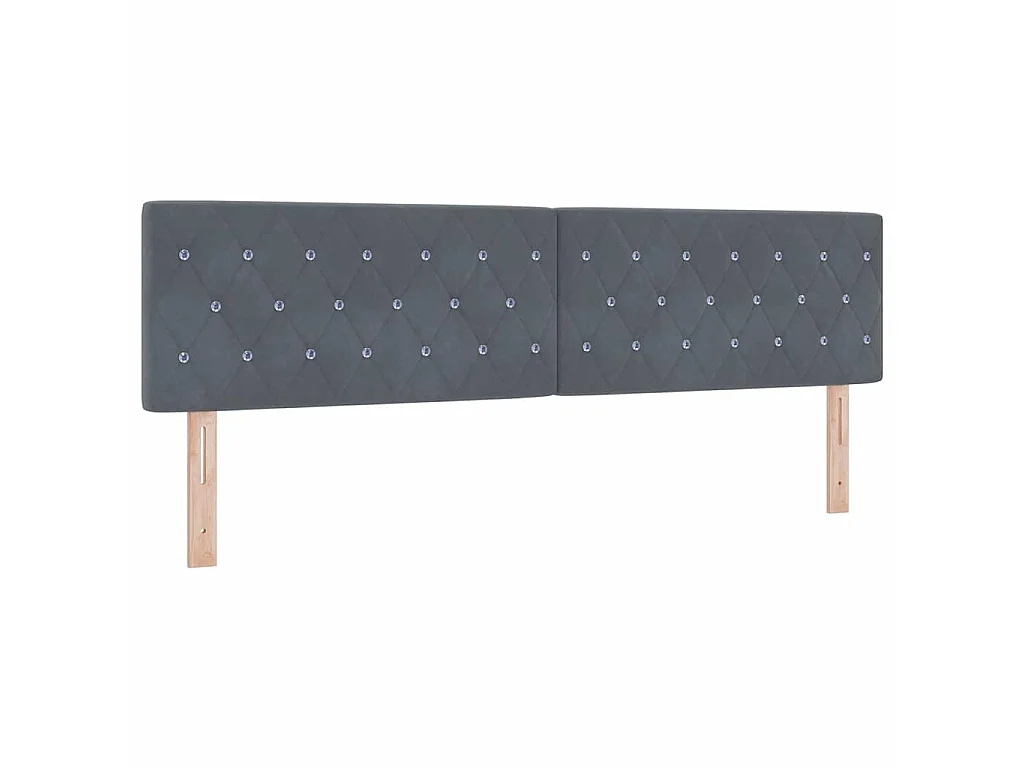 Kopfteil Dunkelgrau 180 cm Samt
