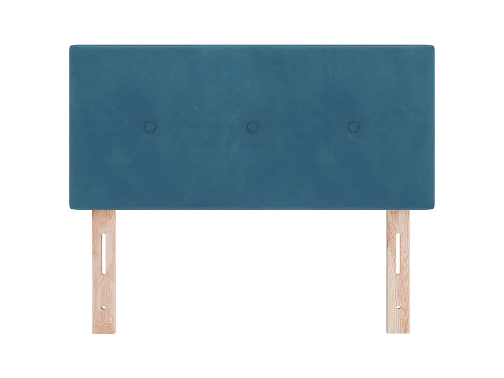 Tête de lit Bleu foncé 100 cm Velours