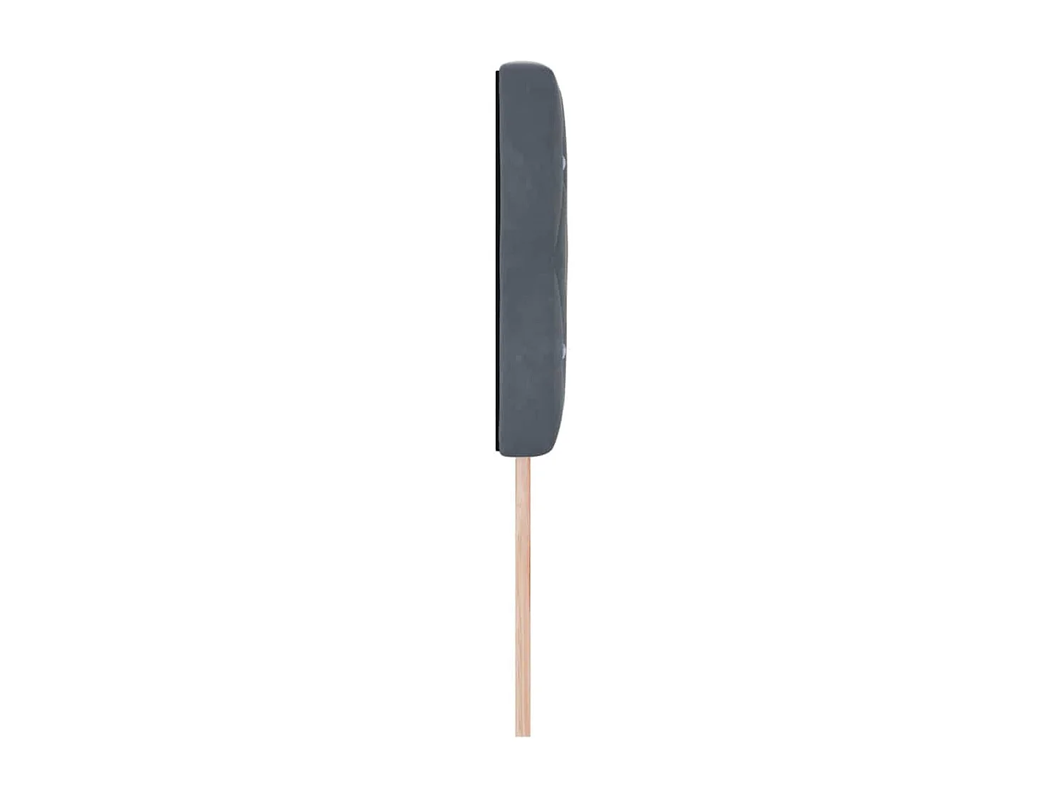 Hoofdbord Donkergrijs 144 cm Fluweel