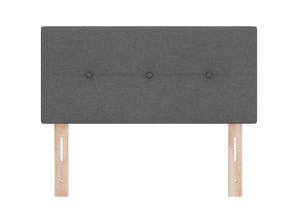 Cabecero Ajustable en Altura Gris oscuro 100 cm tela
