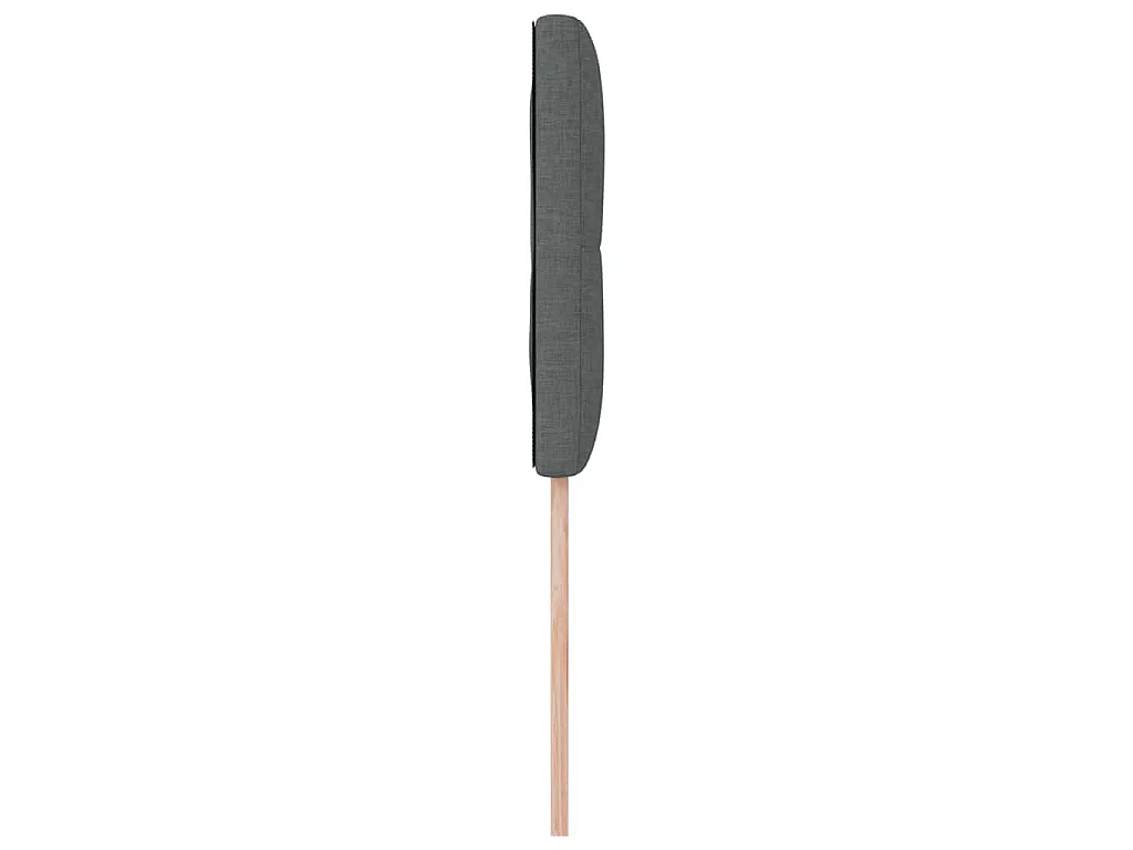 Cabecero Ajustable en Altura Gris oscuro 100 cm tela