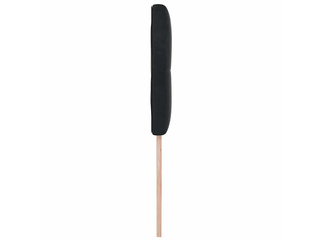 Hoofdbord Zwart 100 cm Fluweel