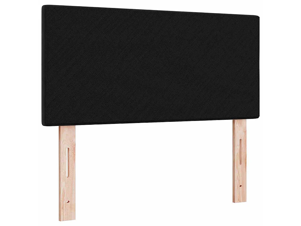 Hoofdbord Zwart 100 cm Fluweel