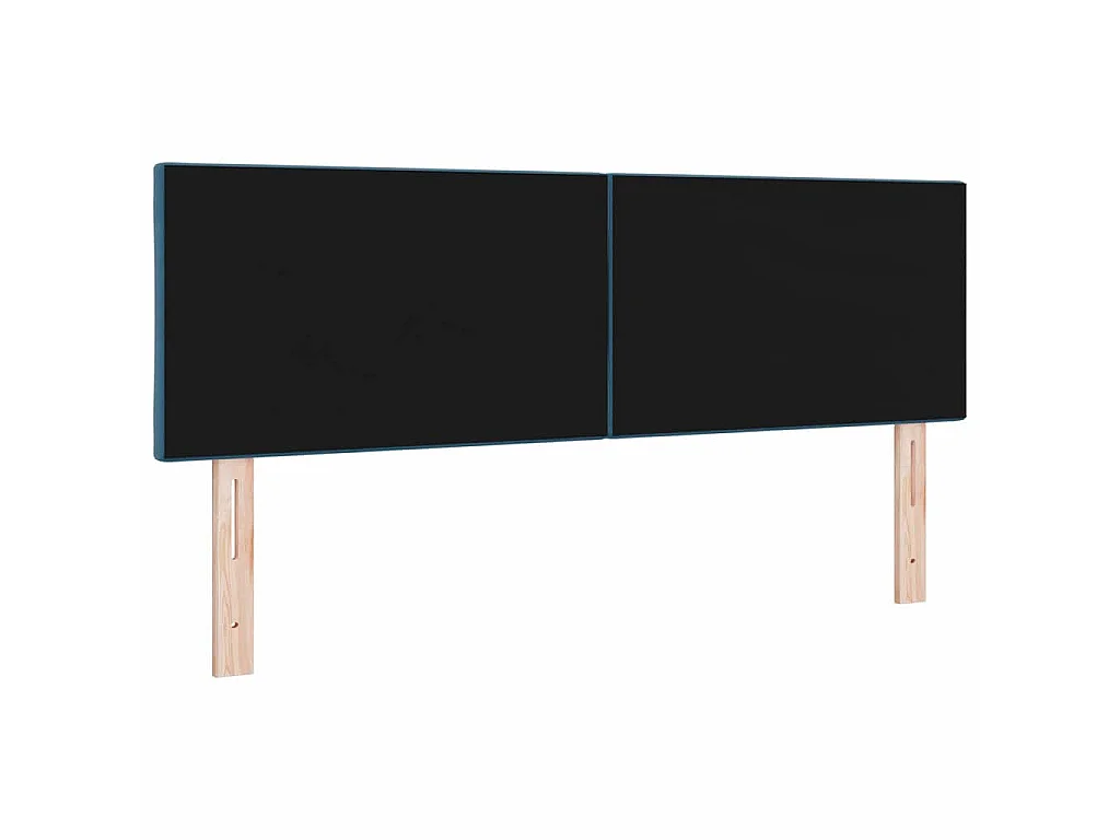 Kopfteil Dunkelblau 160 cm Samt