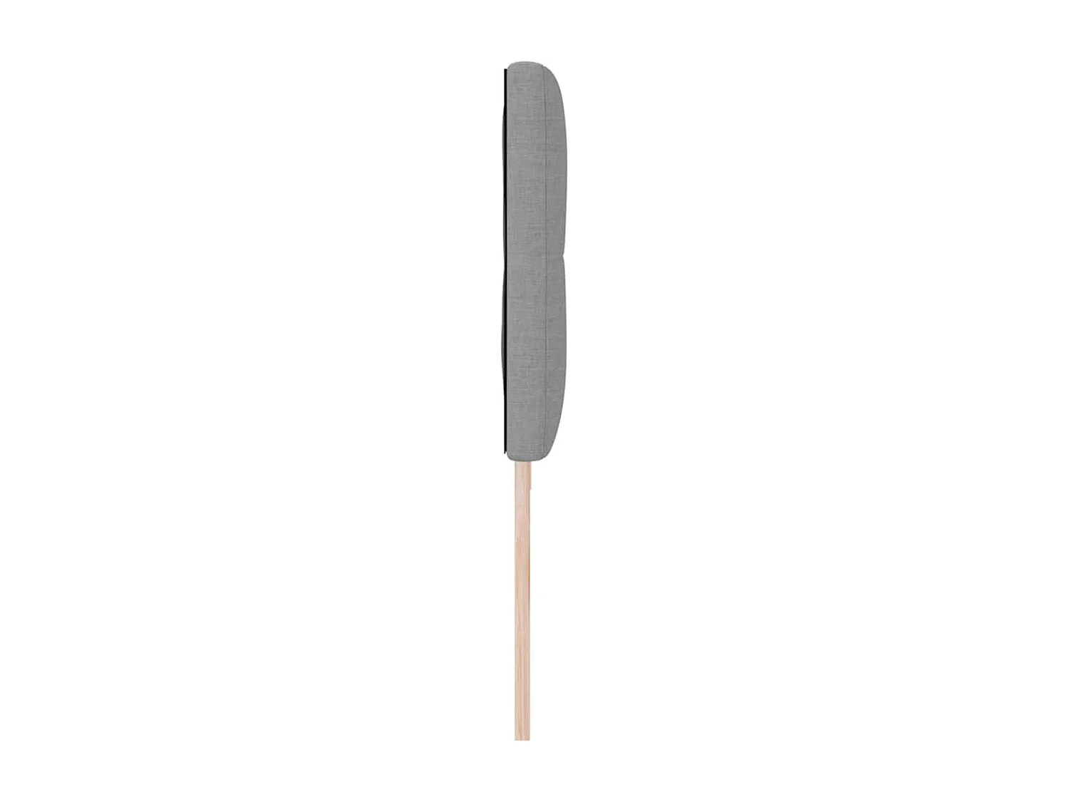 Tête de lit avec tête de lit Gris clair 200 cm Cuir synthétique