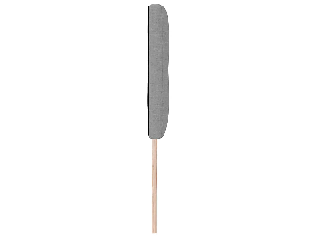 Cabecero Ajustable en Altura Gris Claro 200 cm tela