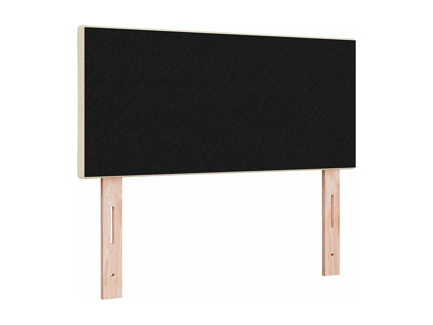 Tête de lit avec tête de lit Crème 100 cm Cuir synthétique