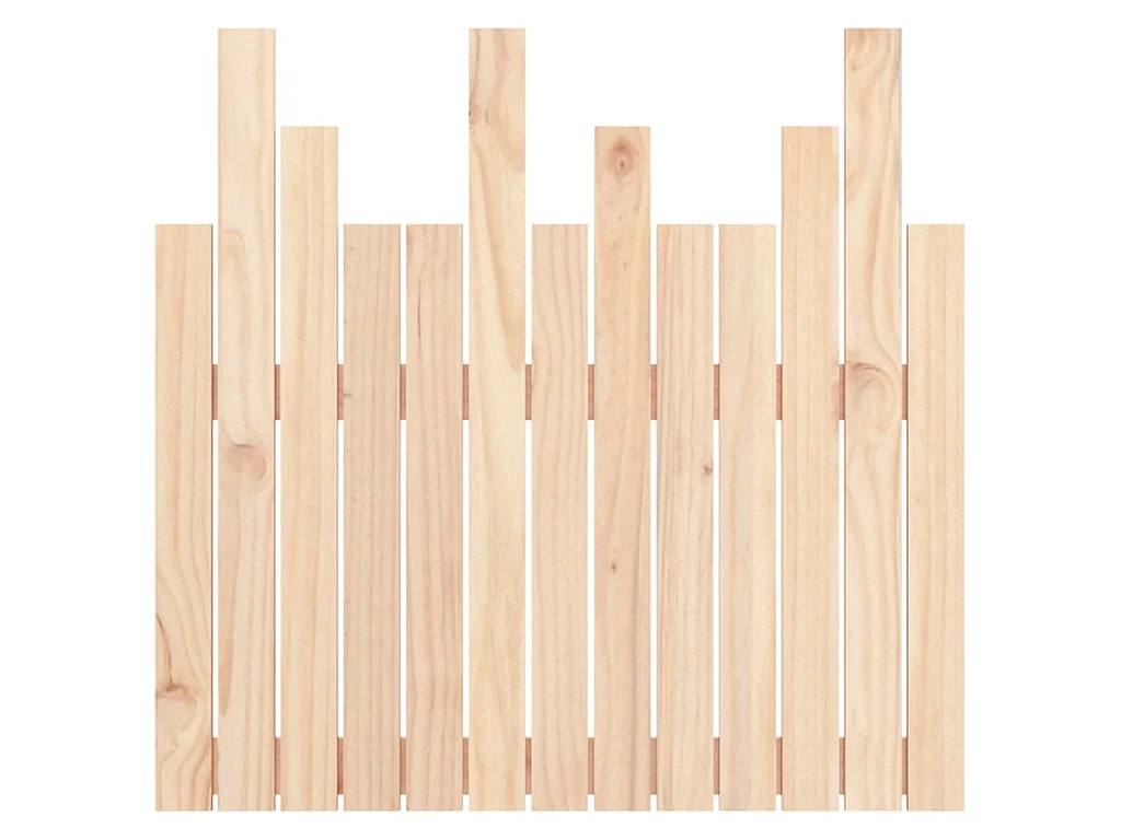 Tête de lit murale 82,5x3x80 cm Bois massif de pin