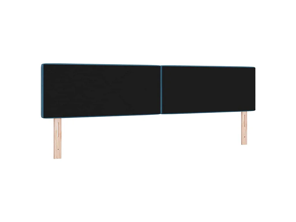 Tête de lit Bleu foncé 200 cm Velours