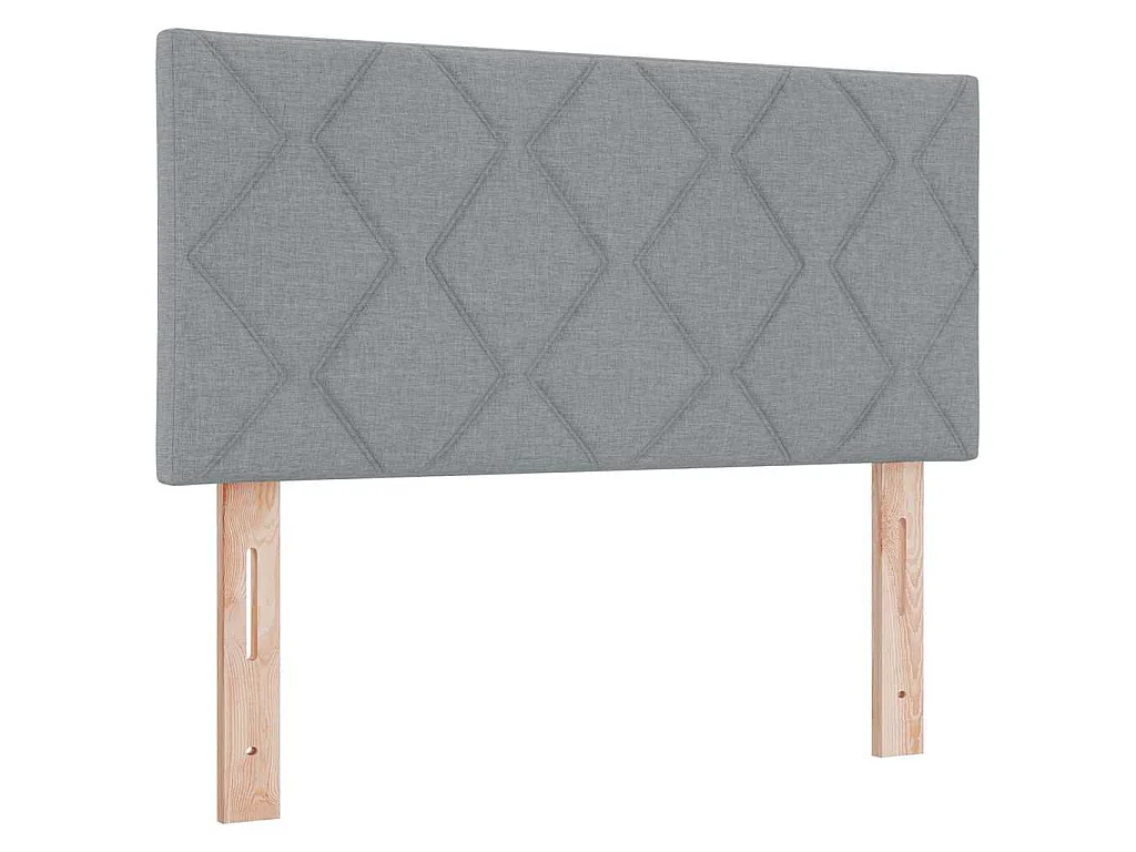 Testiera Grigio chiaro 90 cm Tessuto