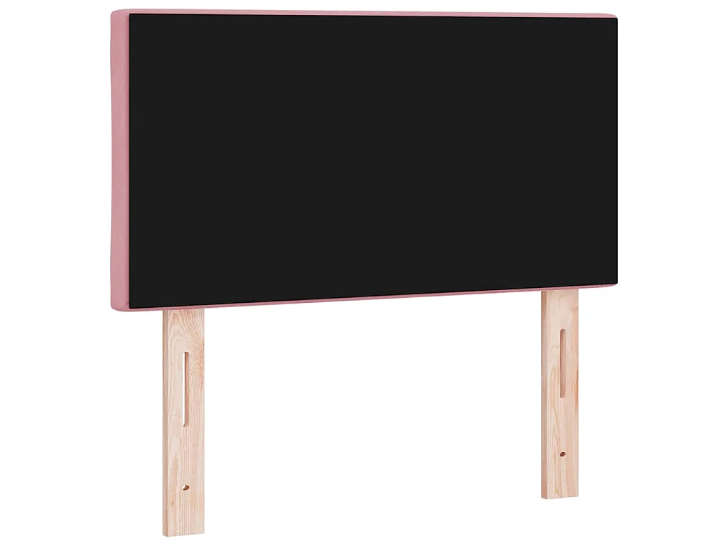 Kopfteil Rosa 80 cm Samt