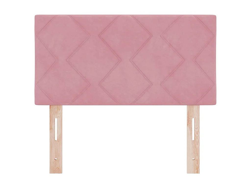 Kopfteil Rosa 80 cm Samt