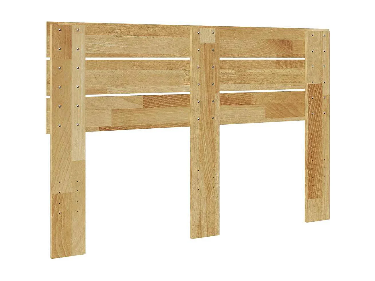 Kopfteil 120 cm Massivholz Eiche