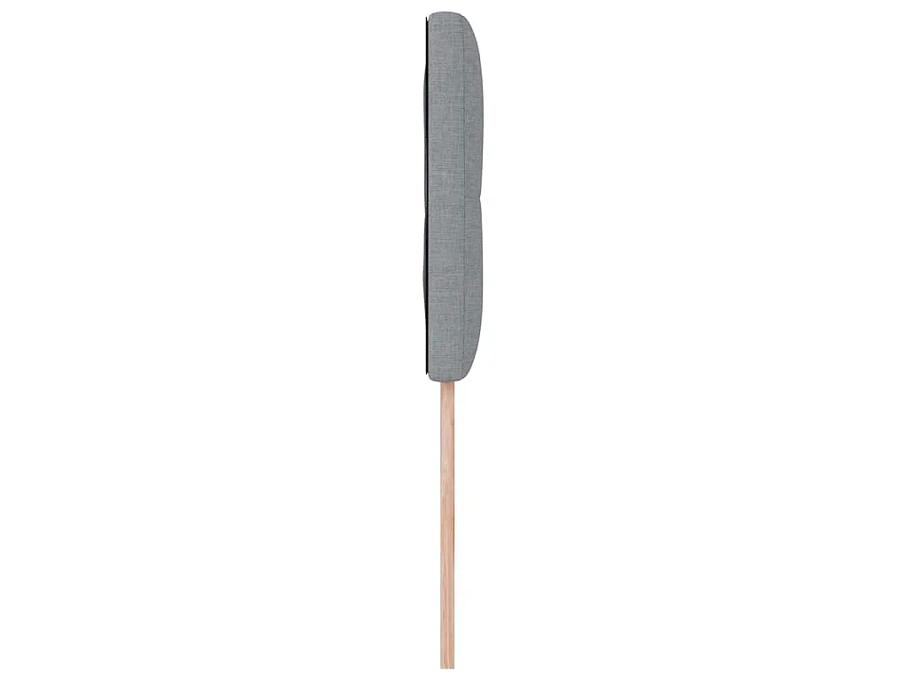 Testiera regolabile in altezza Grigio chiaro 100 cm Tessuto
