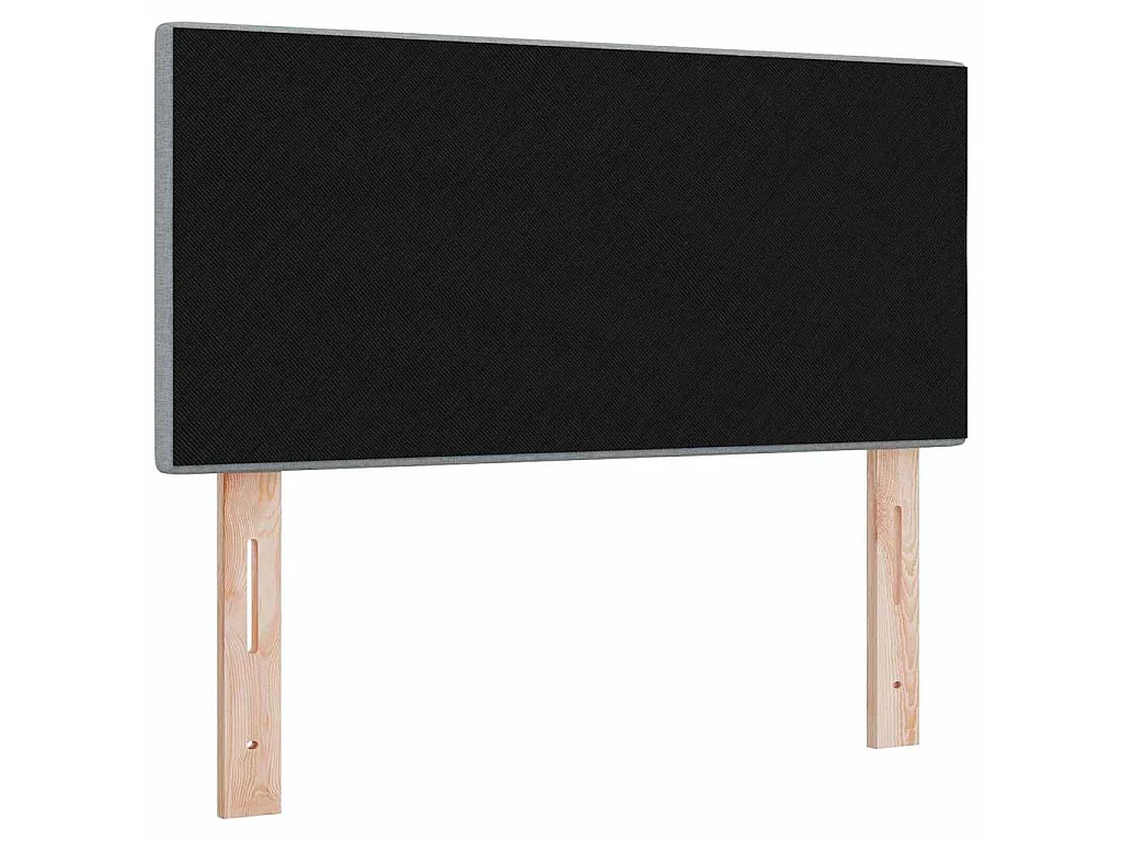 Testiera regolabile in altezza Grigio chiaro 100 cm Tessuto